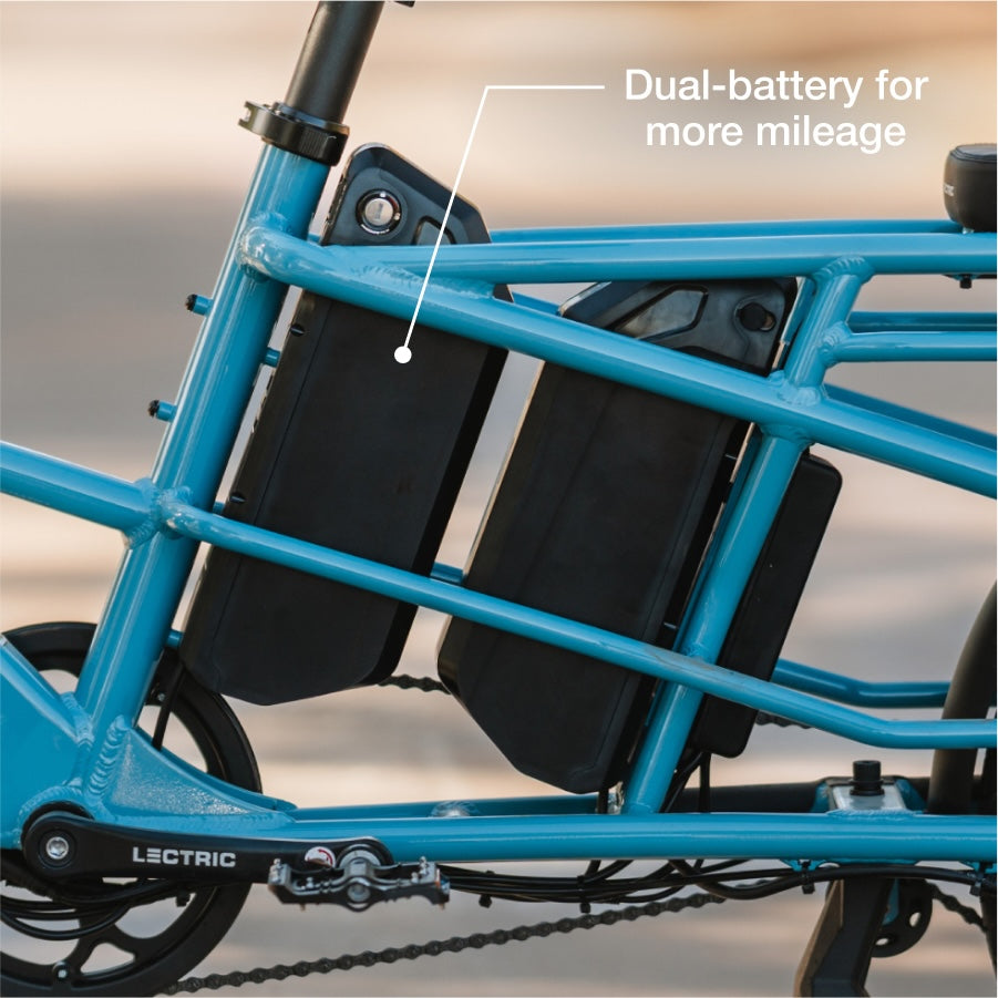 XPedition2 Raindrop Blue Long-Range Dual-Battery eBike
