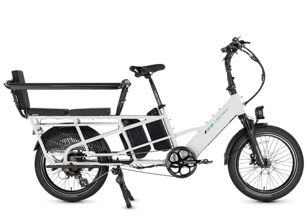 XPedition2 Stratus White Long-Range Dual-Battery eBike