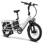 XPedition2 Stratus White Long-Range Dual-Battery + FREE Running Boards, Cushions, Elite Headlight, Suspension Seat Post, Orbitor, Fast Charger ($694 Value)