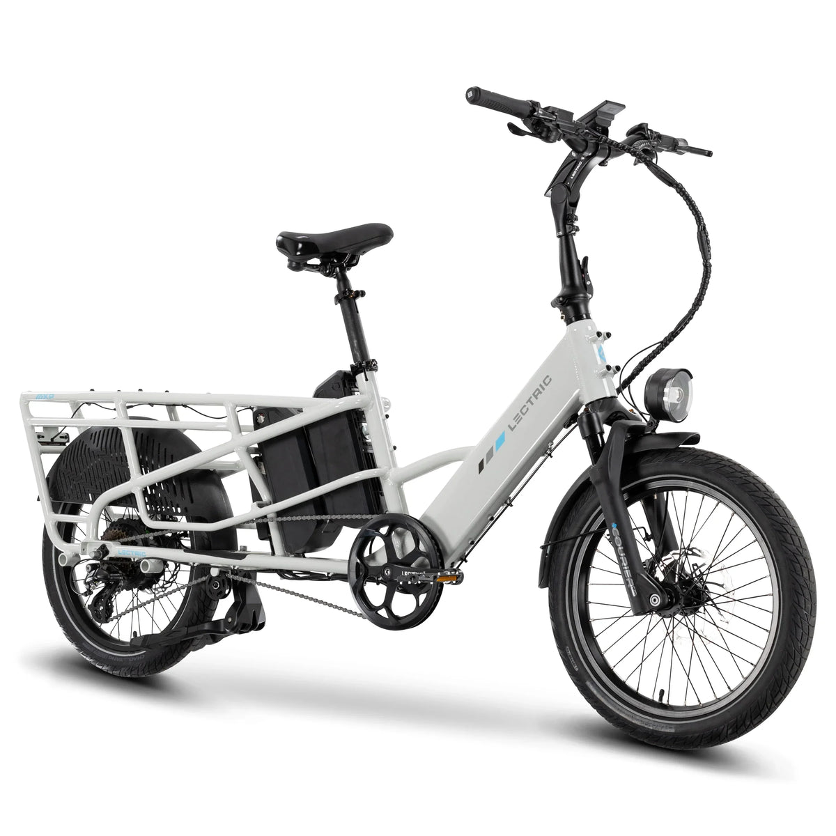 XPedition2 Stratus White Long-Range Dual-Battery + FREE Running Boards, Cushions, Elite Headlight, Suspension Seat Post, Orbitor, Fast Charger ($694 Value)
