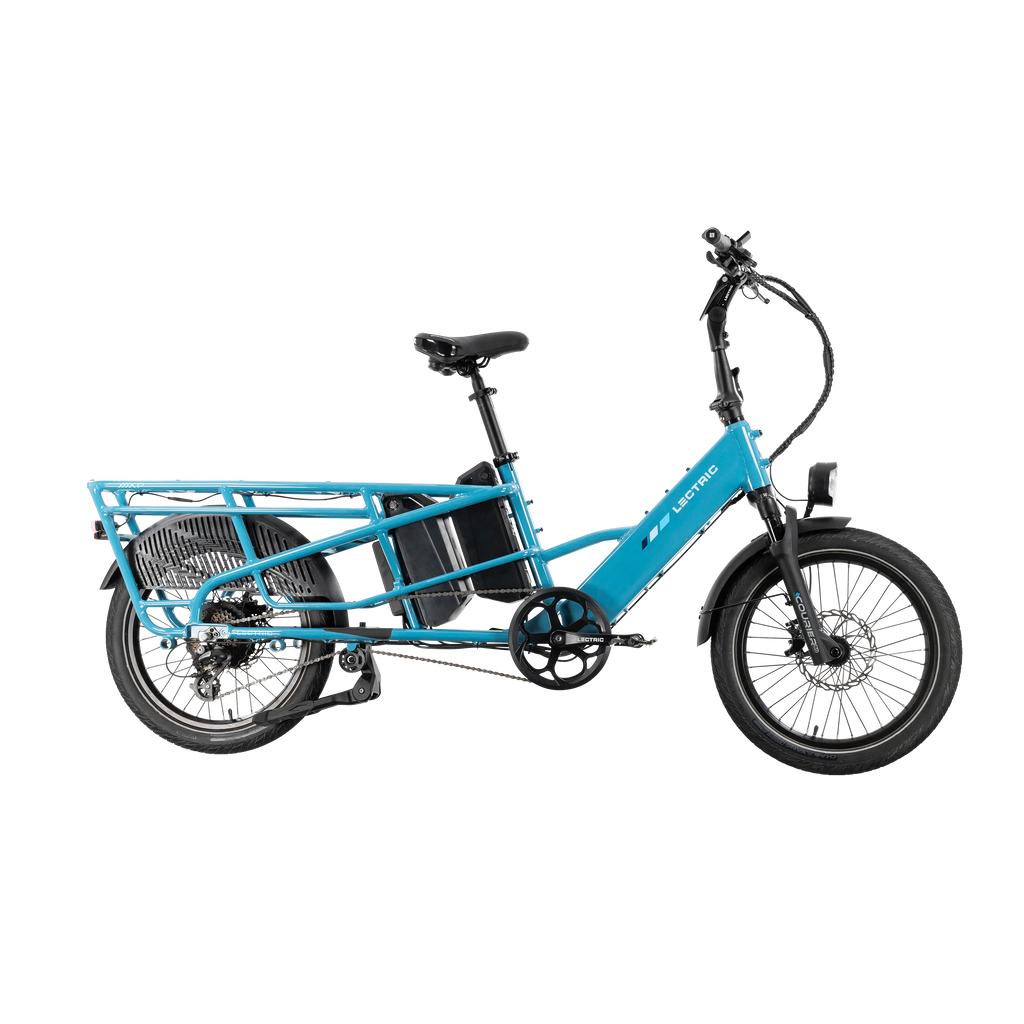 XPedition2 Raindrop Blue Long-Range Dual-Battery + FREE Running Boards, Cushions, Elite Headlight, Suspension Seat Post, Orbitor, Fast Charger ($694 Value)