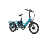 XPedition2 Raindrop Blue Long-Range Dual-Battery + FREE Running Boards, Cushions, Elite Headlight, Suspension Seat Post, Orbitor, Fast Charger ($694 Value)