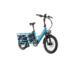 XPedition2 Raindrop Blue Long-Range Dual-Battery + FREE Running Boards, Cushions, Elite Headlight, Suspension Seat Post, Orbitor, Fast Charger ($694 Value)