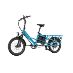 XPedition2 Raindrop Blue Long-Range Dual-Battery + FREE Running Boards, Cushions, Elite Headlight, Suspension Seat Post, Orbitor, Fast Charger ($694 Value)