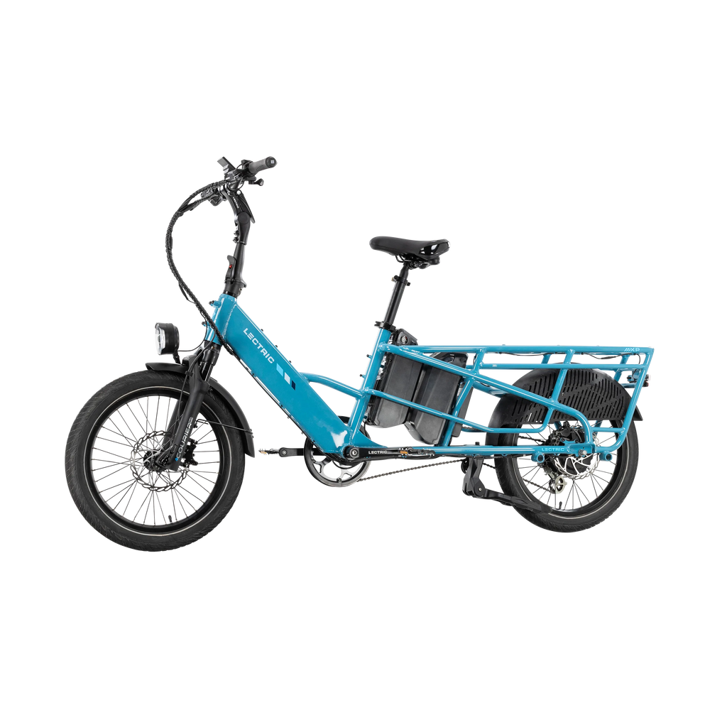 XPedition2 Raindrop Blue Long-Range Dual-Battery + FREE Running Boards, Cushions, Elite Headlight, Suspension Seat Post, Orbitor, Fast Charger ($694 Value)