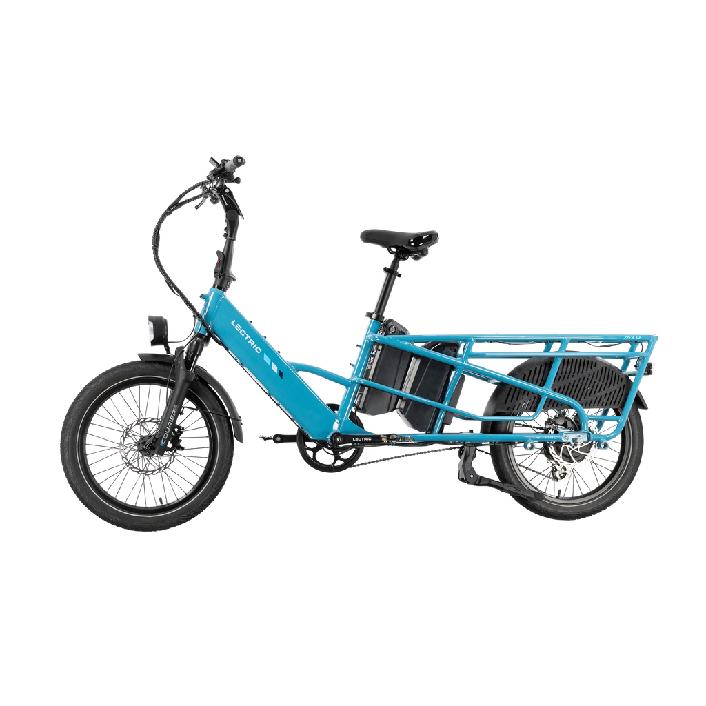 XPedition2 Raindrop Blue Long-Range Dual-Battery + FREE Running Boards, Cushions, Elite Headlight, Suspension Seat Post, Orbitor, Fast Charger ($694 Value)