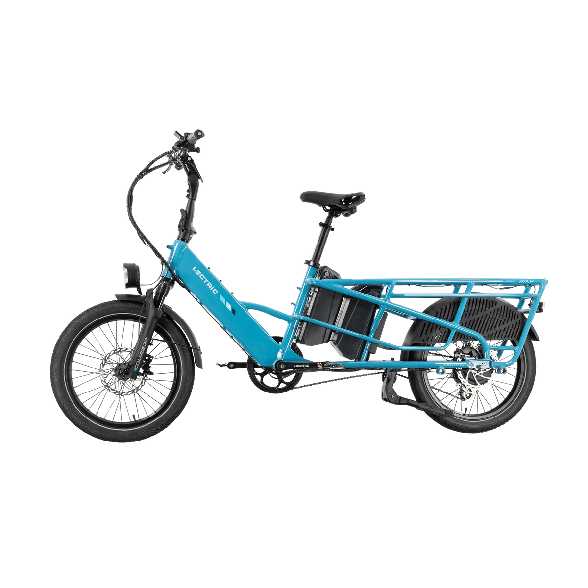 XPedition2 Raindrop Blue Long-Range Dual-Battery + FREE Running Boards, Cushions, Elite Headlight, Suspension Seat Post, Orbitor, Fast Charger ($694 Value)