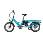 XPedition2 Raindrop Blue Long-Range Dual-Battery + FREE Running Boards, Cushions, Elite Headlight, Suspension Seat Post, Orbitor, Fast Charger ($694 Value)