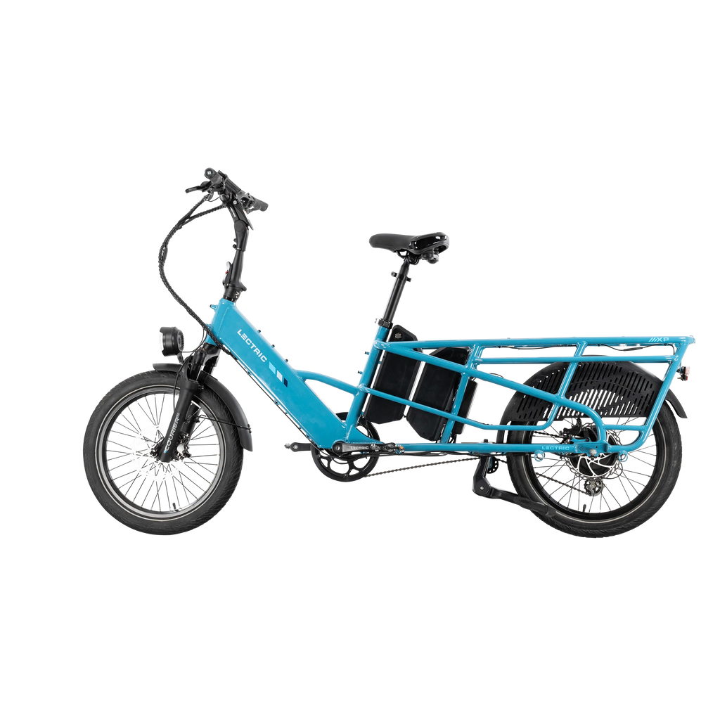 XPedition2 Raindrop Blue Long-Range Dual-Battery + FREE Running Boards, Cushions, Elite Headlight, Suspension Seat Post, Orbitor, Fast Charger ($694 Value)