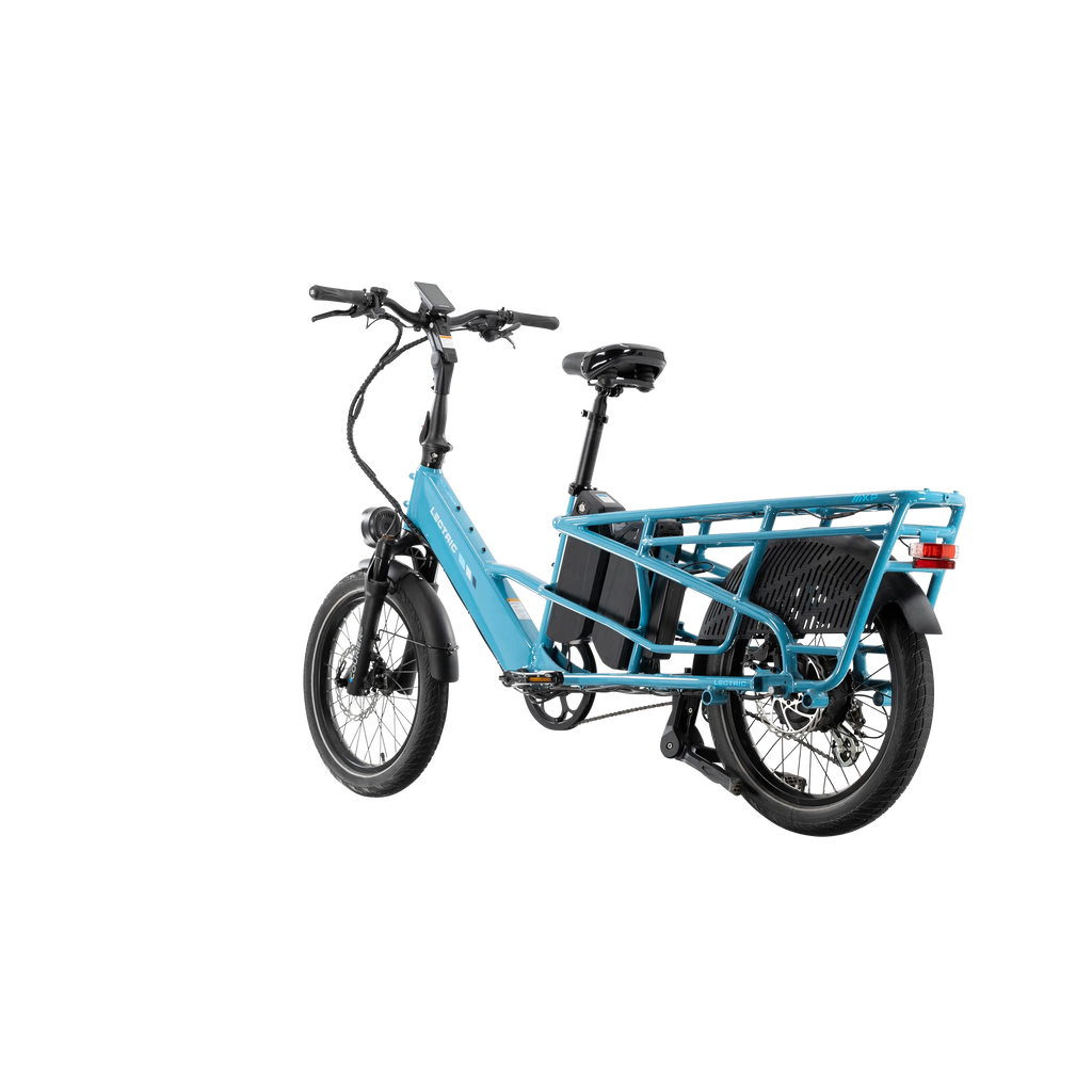 XPedition2 Raindrop Blue Long-Range Dual-Battery + FREE Running Boards, Cushions, Elite Headlight, Suspension Seat Post, Orbitor, Fast Charger ($694 Value)