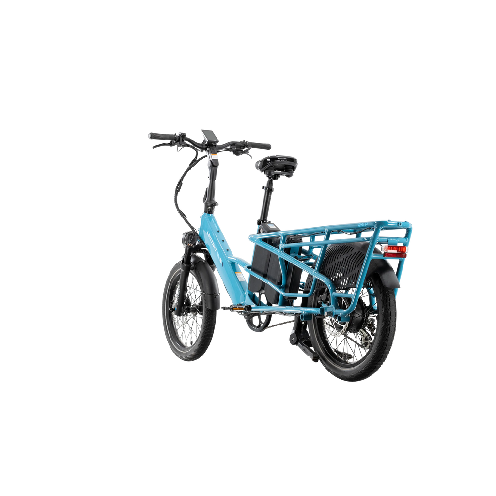 XPedition2 Raindrop Blue Long-Range Dual-Battery + FREE Running Boards, Cushions, Elite Headlight, Suspension Seat Post, Orbitor, Fast Charger ($694 Value)