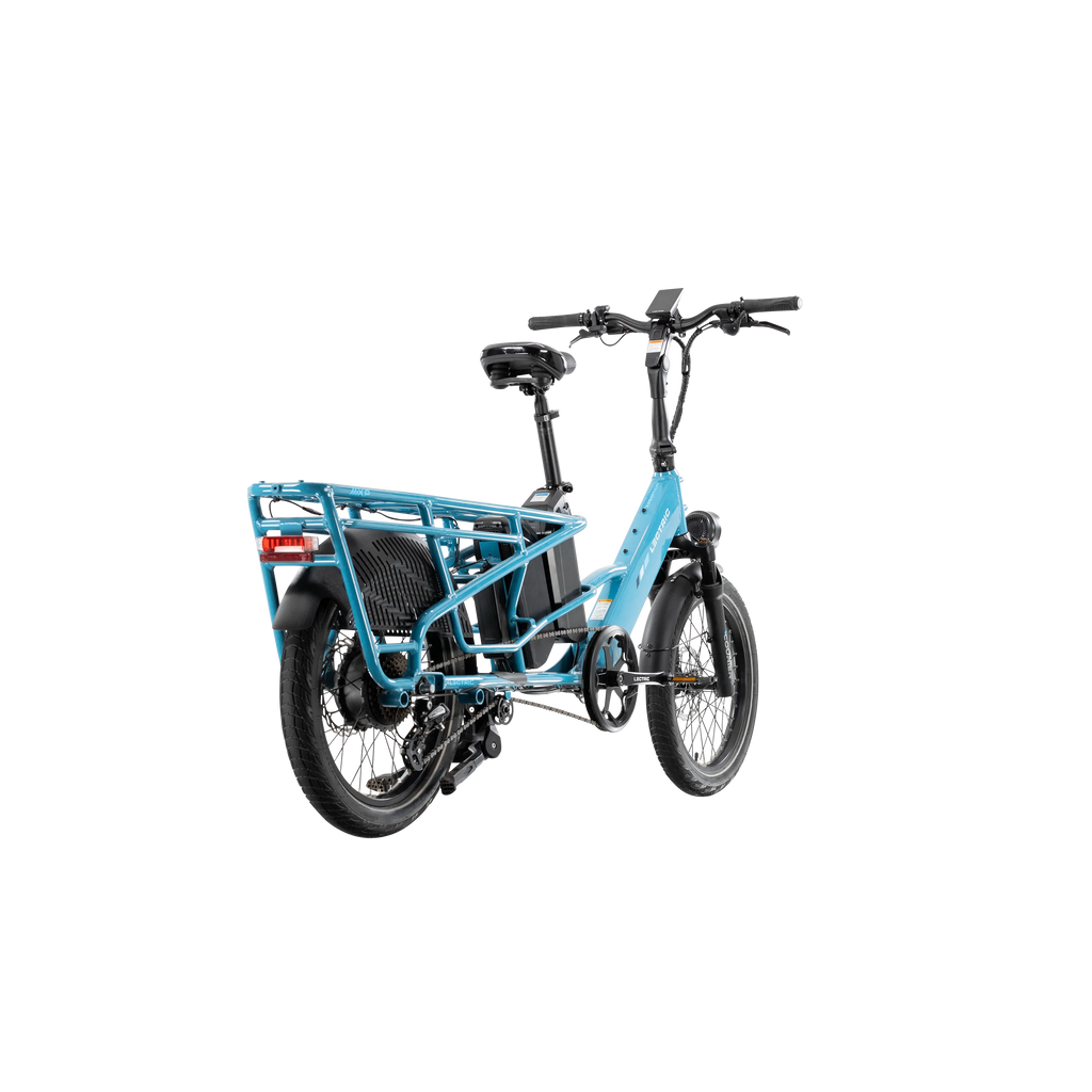 XPedition2 Raindrop Blue Long-Range Dual-Battery + FREE Running Boards, Cushions, Elite Headlight, Suspension Seat Post, Orbitor, Fast Charger ($694 Value)