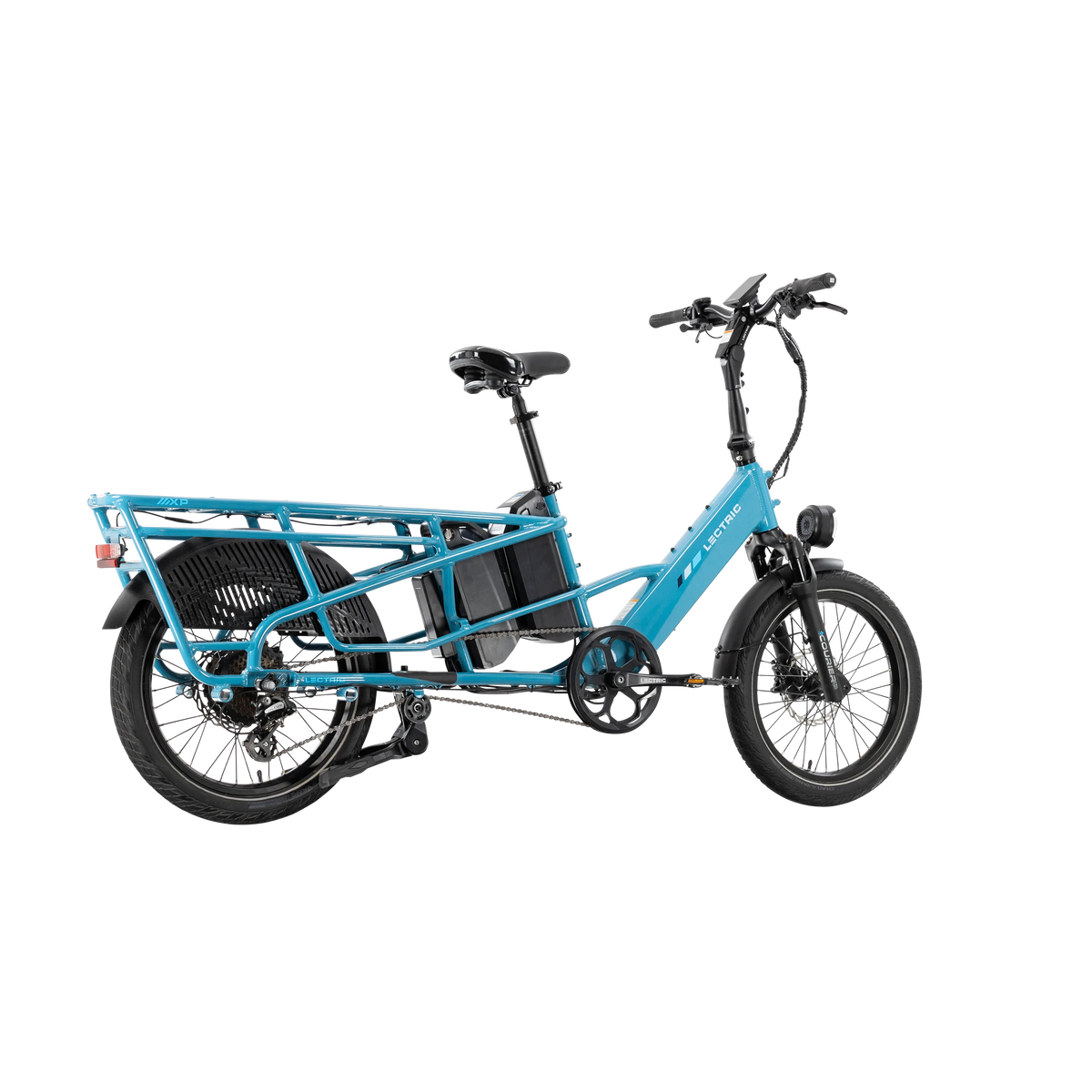 XPedition2 Raindrop Blue Long-Range Dual-Battery + FREE Running Boards, Cushions, Elite Headlight, Suspension Seat Post, Orbitor, Fast Charger ($694 Value)