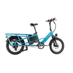 XPedition2 Raindrop Blue Long-Range Dual-Battery + FREE Running Boards, Cushions, Elite Headlight, Suspension Seat Post, Orbitor, Fast Charger ($694 Value)