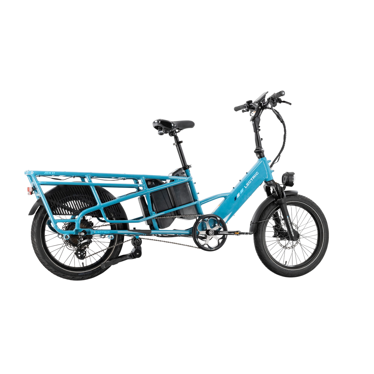 XPedition2 Raindrop Blue Long-Range Dual-Battery + FREE Running Boards, Cushions, Elite Headlight, Suspension Seat Post, Orbitor, Fast Charger ($694 Value)
