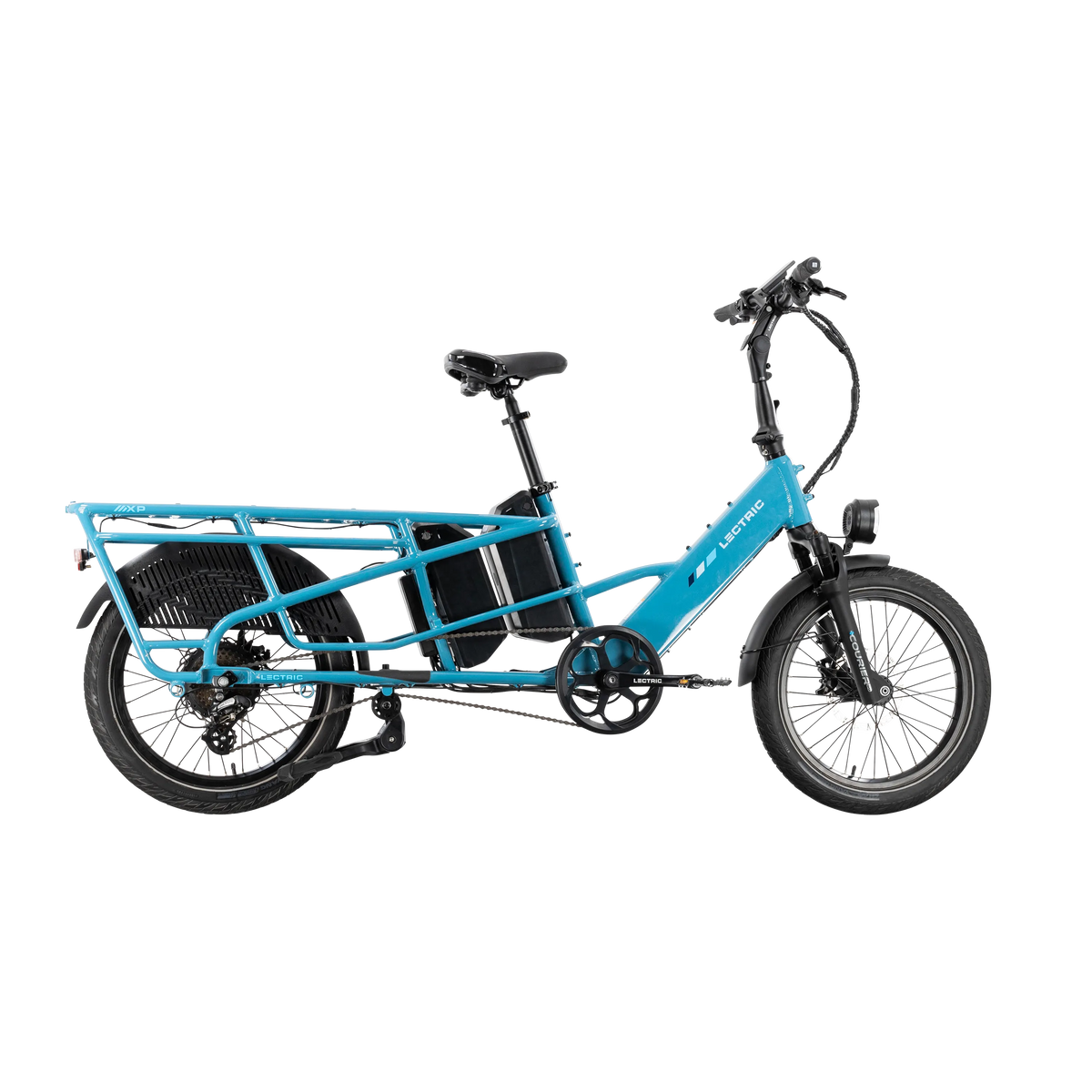 XPedition2 Raindrop Blue Long-Range Dual-Battery + FREE Running Boards, Cushions, Elite Headlight, Suspension Seat Post, Orbitor, Fast Charger ($694 Value)