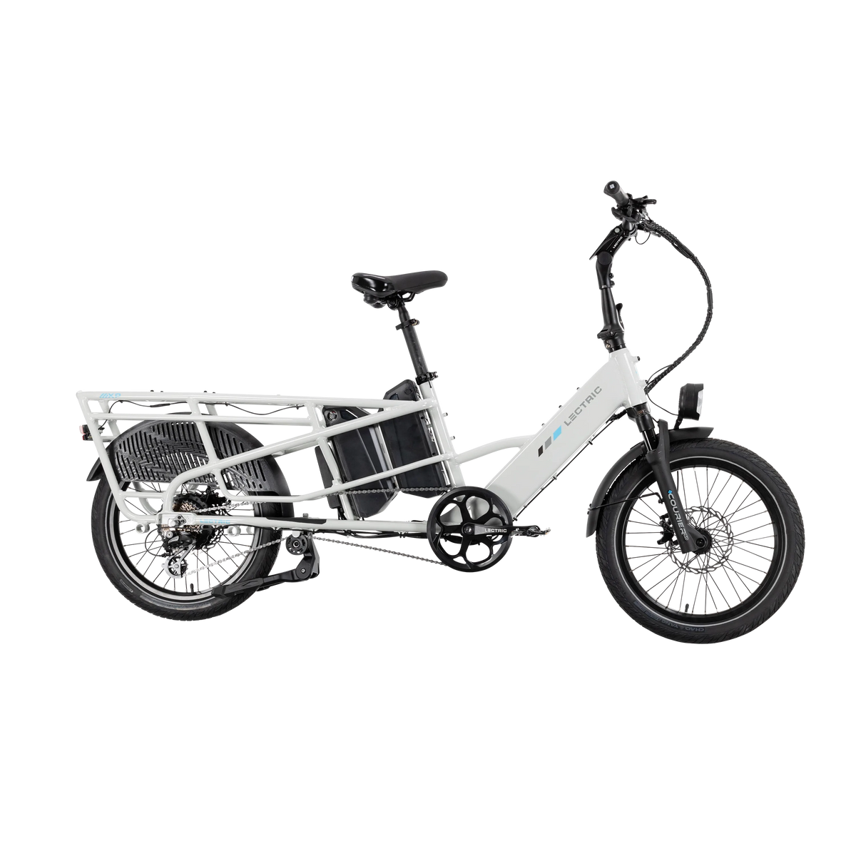 XPedition2 Stratus White Long-Range Dual-Battery eBike