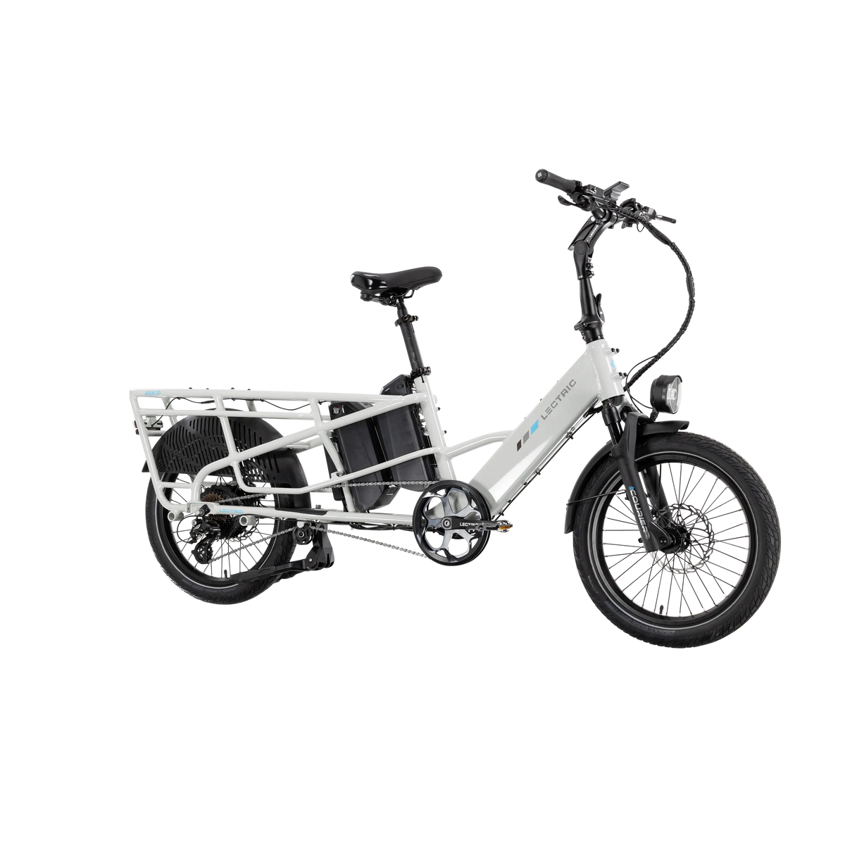XPedition2 Stratus White Long-Range Dual-Battery + FREE Running Boards, Cushions, Elite Headlight, Suspension Seat Post, Orbitor, Fast Charger ($694 Value)