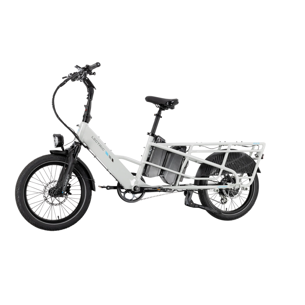 XPedition2 Stratus White Long-Range Dual-Battery + FREE Running Boards, Cushions, Elite Headlight, Suspension Seat Post, Orbitor, Fast Charger ($694 Value)