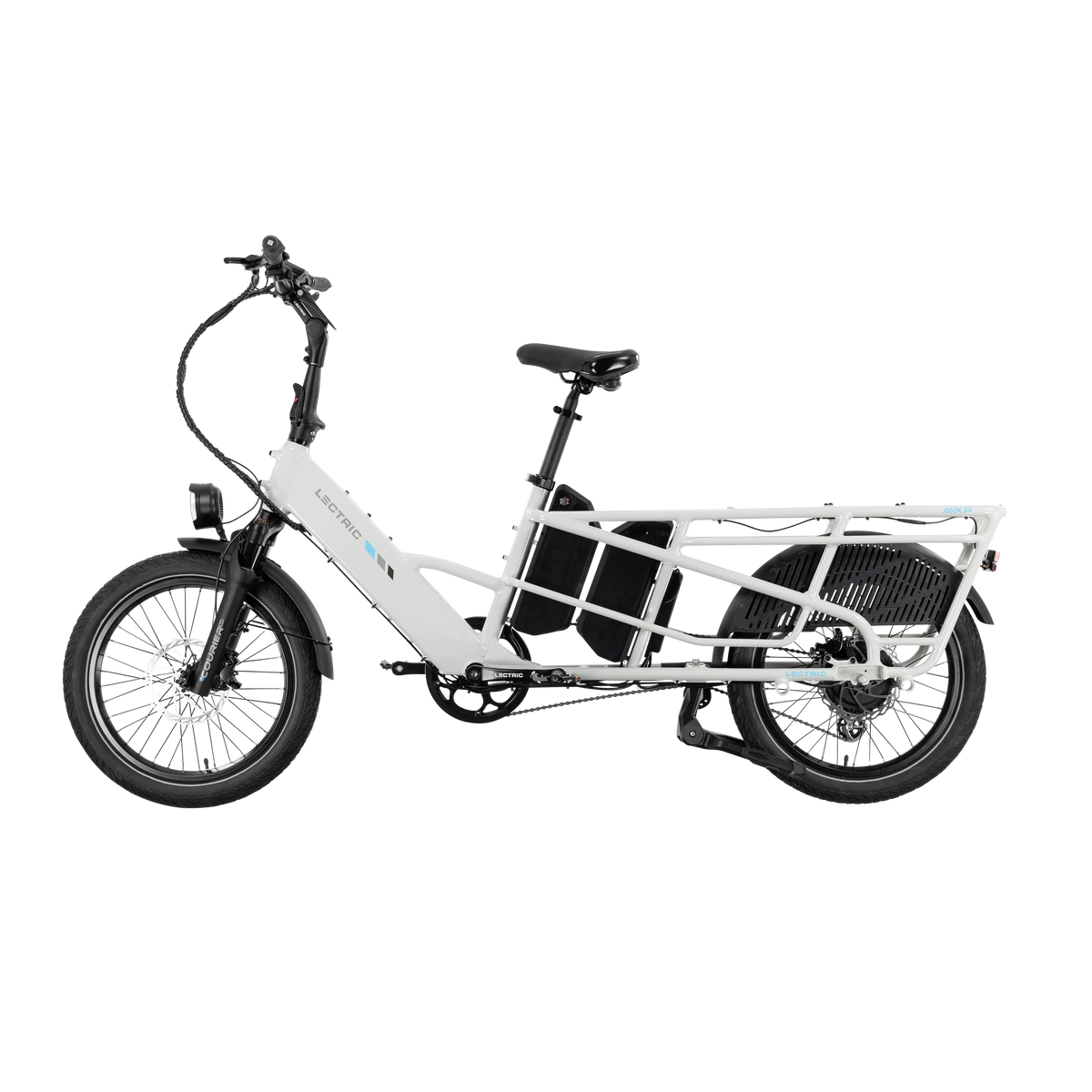 XPedition2 Stratus White Long-Range Dual-Battery eBike