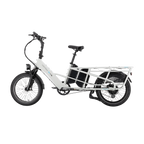 XPedition2 Stratus White Long-Range Dual-Battery + FREE Running Boards, Cushions, Elite Headlight, Suspension Seat Post, Orbitor, Fast Charger ($694 Value)