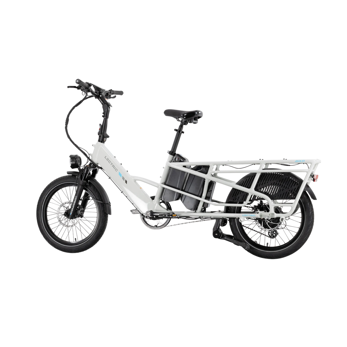 XPedition2 Stratus White Long-Range Dual-Battery + FREE Running Boards, Cushions, Elite Headlight, Suspension Seat Post, Orbitor, Fast Charger ($694 Value)