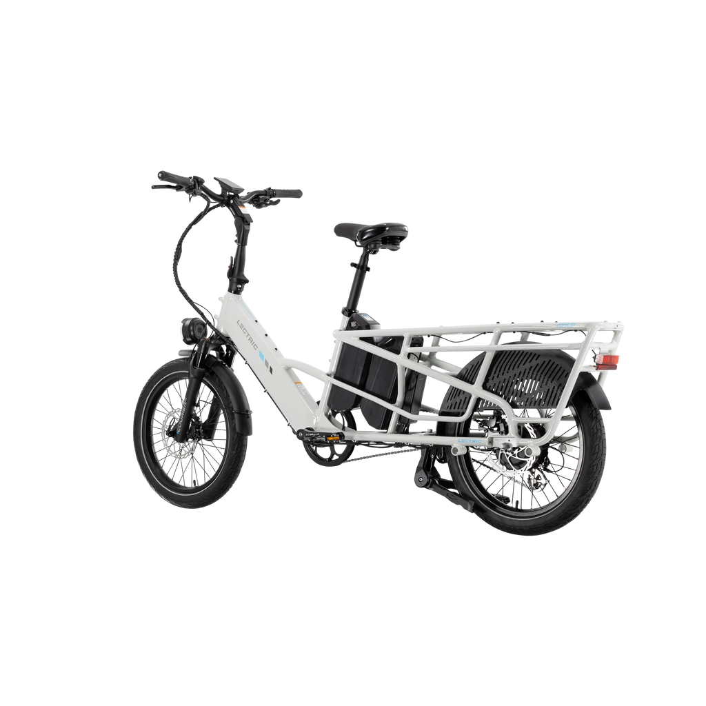 XPedition2 Stratus White Long-Range Dual-Battery + FREE Running Boards, Cushions, Elite Headlight, Suspension Seat Post, Orbitor, Fast Charger ($694 Value)