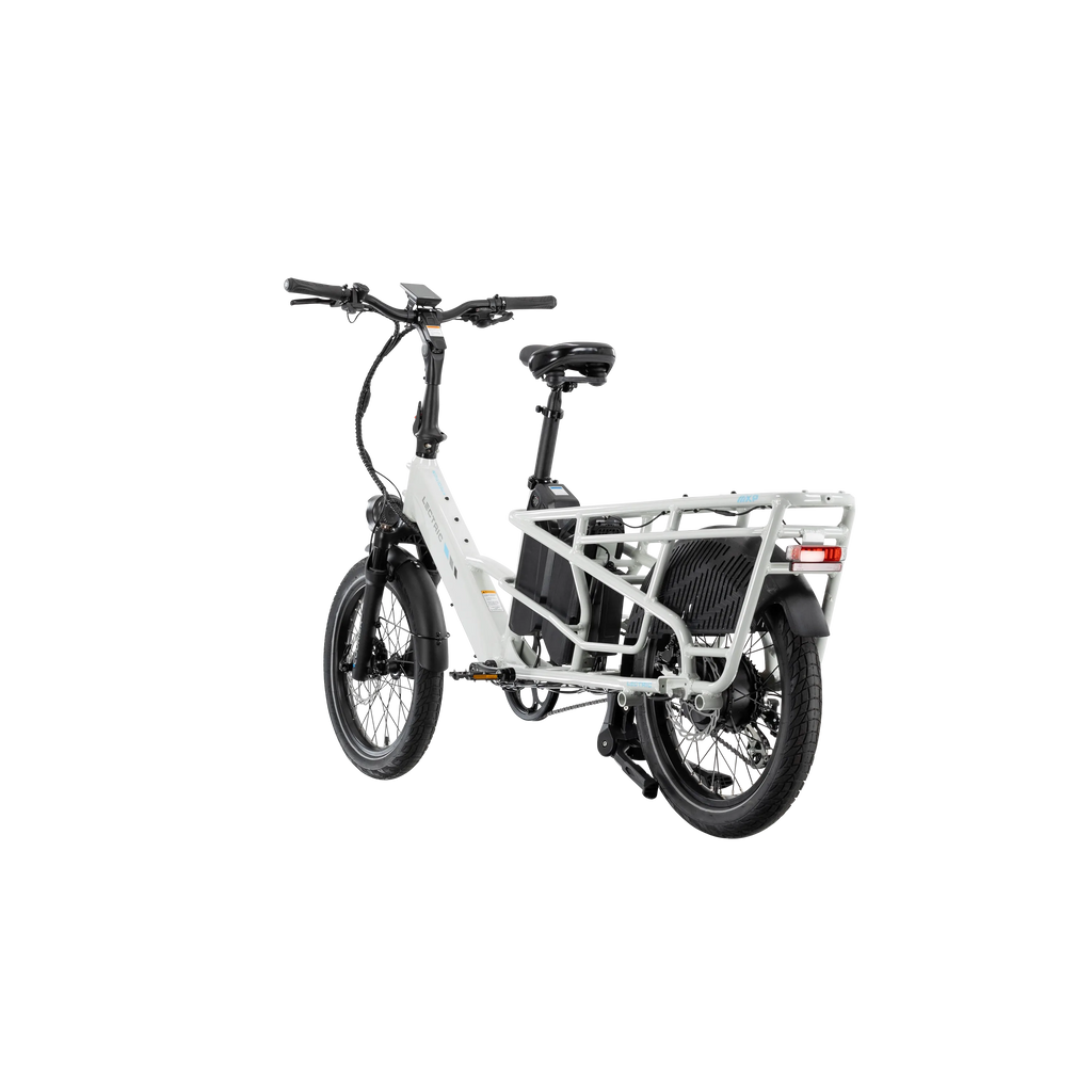 XPedition2 Stratus White Long-Range Dual-Battery + FREE Running Boards, Cushions, Elite Headlight, Suspension Seat Post, Orbitor, Fast Charger ($694 Value)