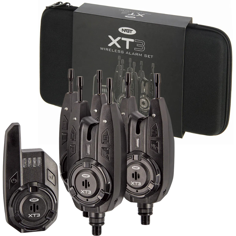NGT Tri-Pod + XT3 3pc Bite Alarm Set