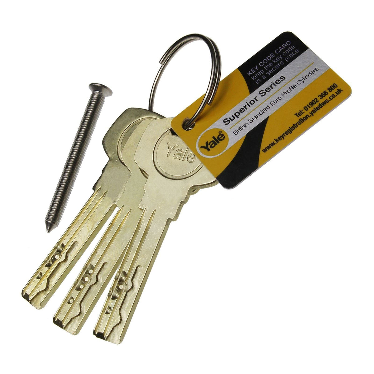 Yale Superior Keyed-Alike Euro Cylinder Pair