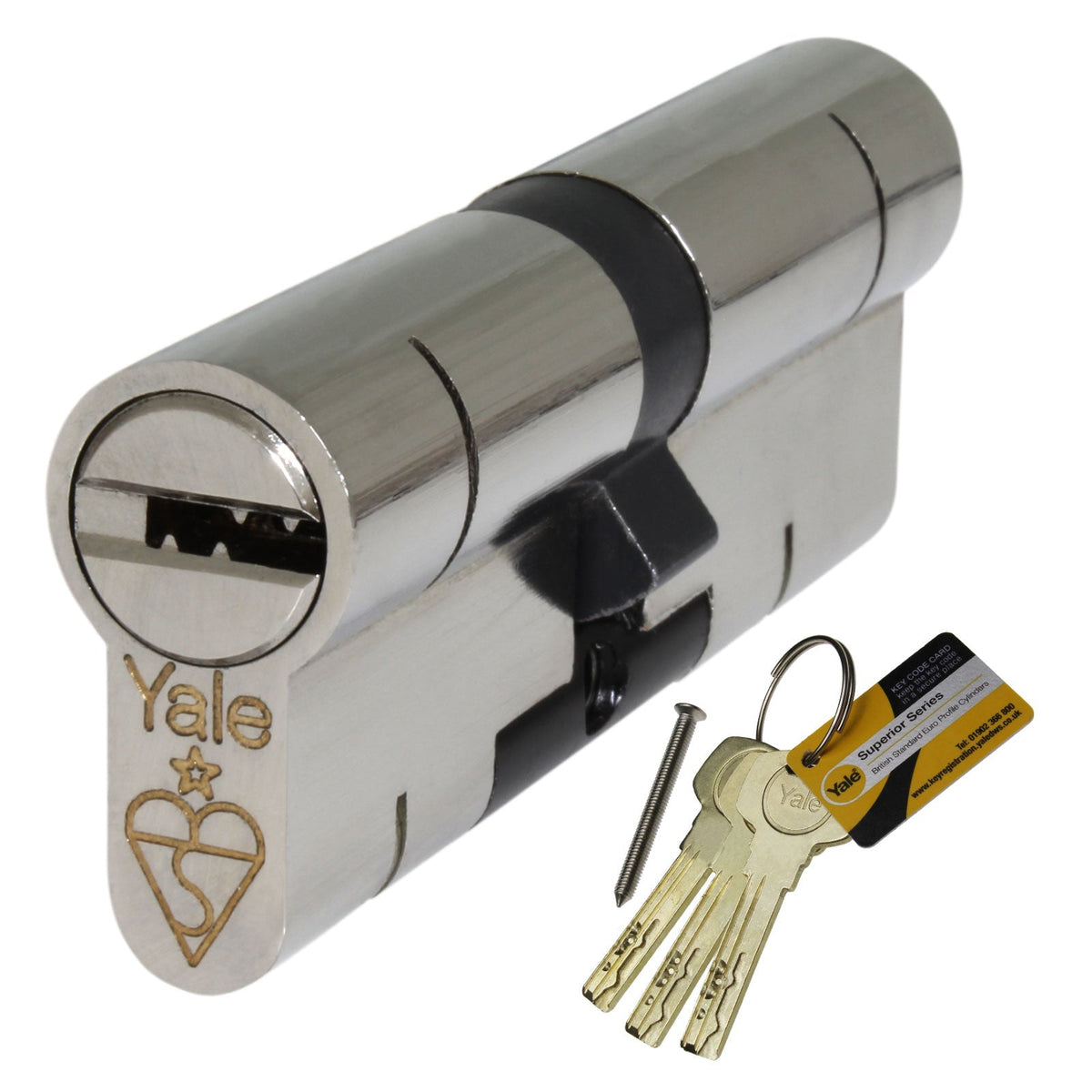 Yale Superior Keyed-Alike Euro Cylinder Pair