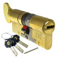 Yale Platinum 3 Star Thumbturn Euro Cylinder (Brass)