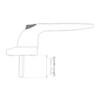 Yale Quartus Inline Window Handle