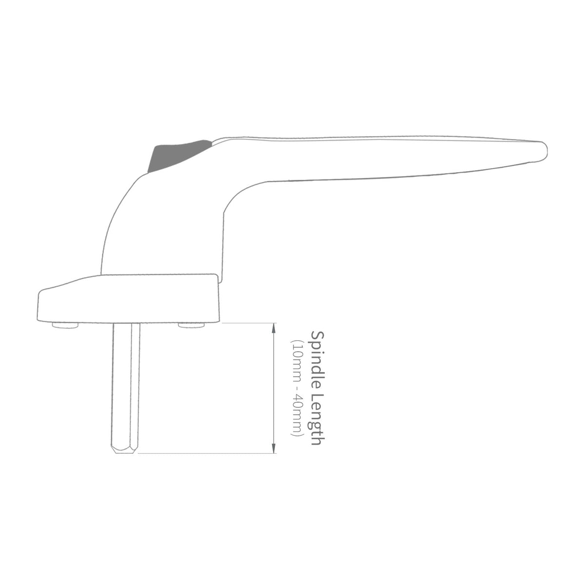 Yale Quartus Inline Window Handle