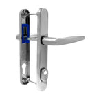 Long Chrome (PVD) Yale Sparta PAS24 Lever/Lever Door Handle Yale Trojan Sparta TS007 PAS 24 2* High Security Door Lever Handle