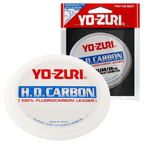Dogfish Tackle & Marine Yo-Zuri H.D. Carbon clear 100% fluorocarbon fishing leader line in retail packaging