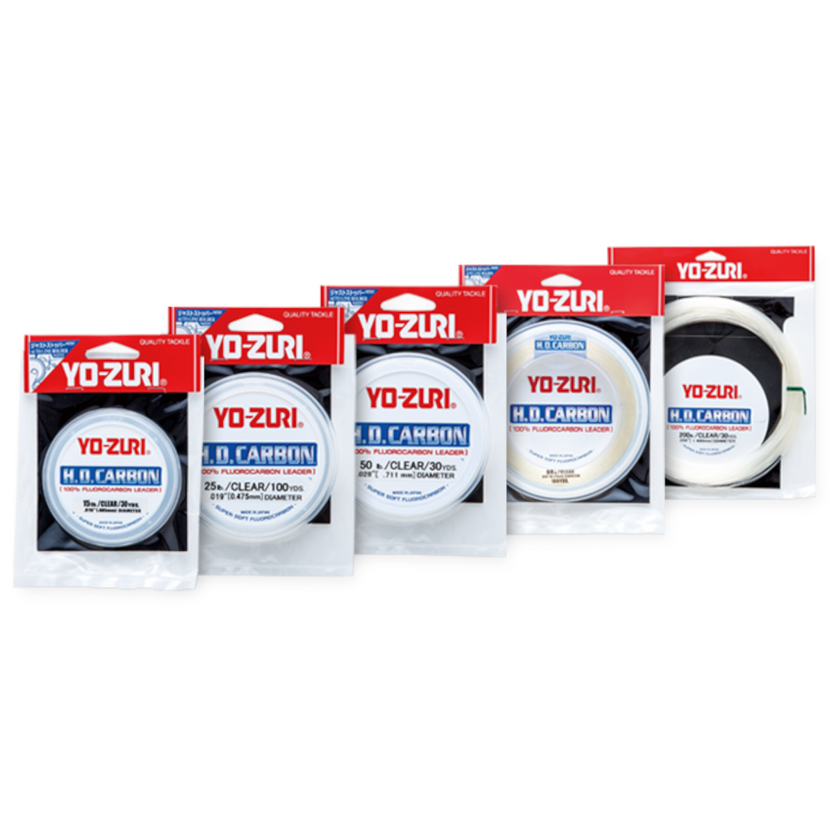 Yo-Zuri H.D. Carbon Fluorocarbon Leader Clear