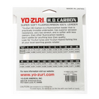 Yo-Zuri H.D. Carbon Fluorocarbon Leader Clear