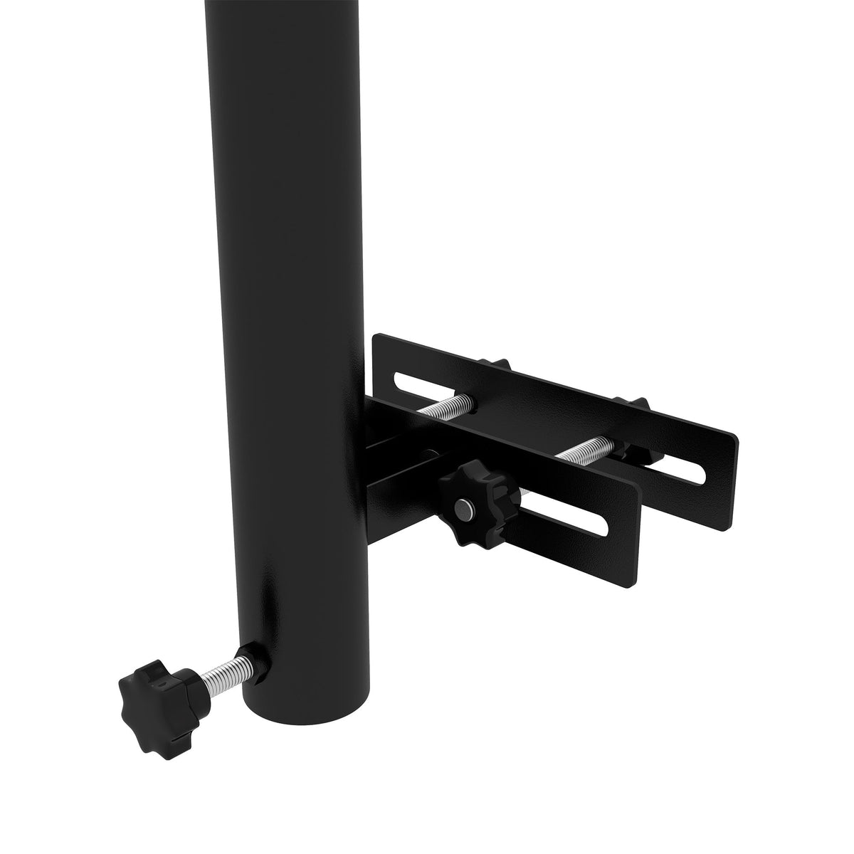 Adjustable Patio Umbrella Holder for Railings/Balcony, Black