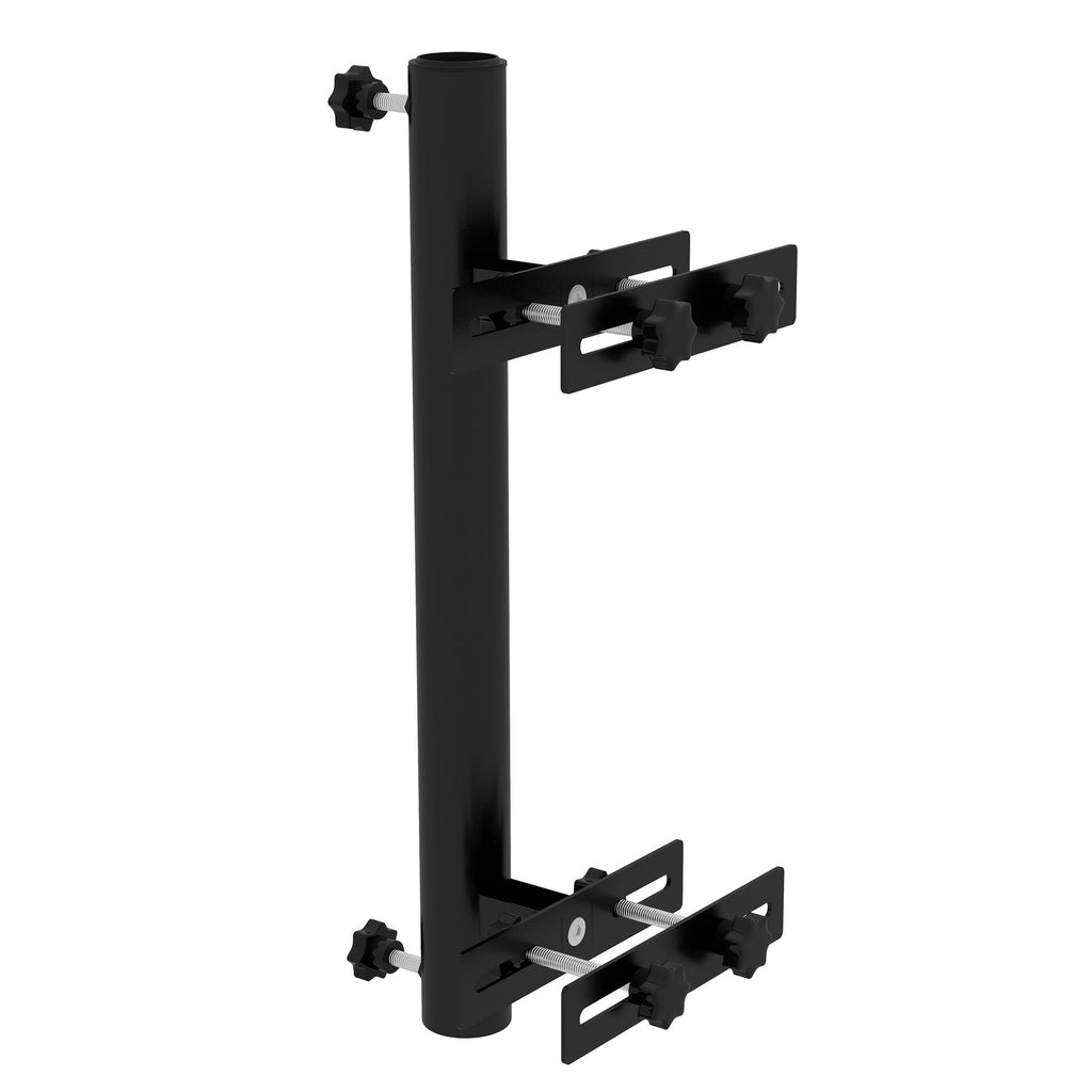 Adjustable Patio Umbrella Holder for Railings/Balcony, Black