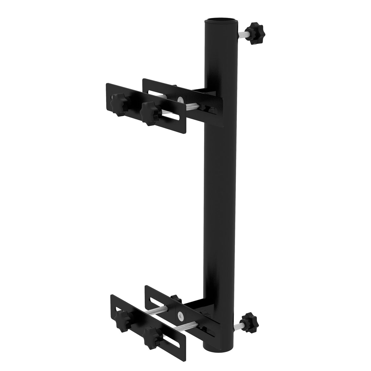 Adjustable Patio Umbrella Holder for Railings/Balcony, Black