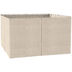 10' x 13' Universal Gazebo Sidewall Set (4 Panels) with Hooks, Beige