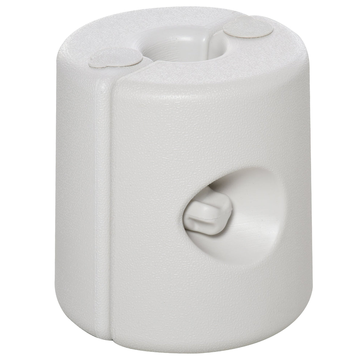 4 Pack 36kg Gazebo Weights, Canopy Tent Weights w/ Rapid Clip, Water & Sand Filled, White