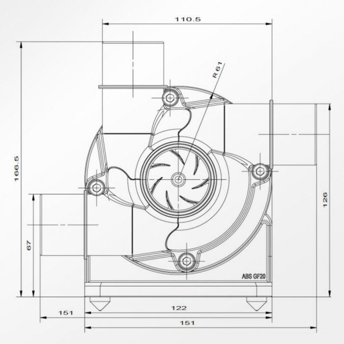 Abyzz A200 IPU-10M US 3,800GPH DC Pump