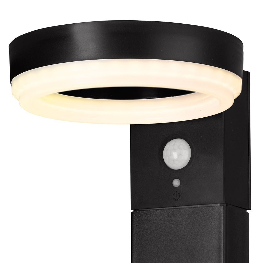 4lite Antheia Solar IP54 Die-Cast Aluminium LED Outdoor Step Light with Built in PIR Motion Sensor