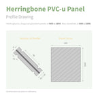 Herringbone Reinforced Door Panel