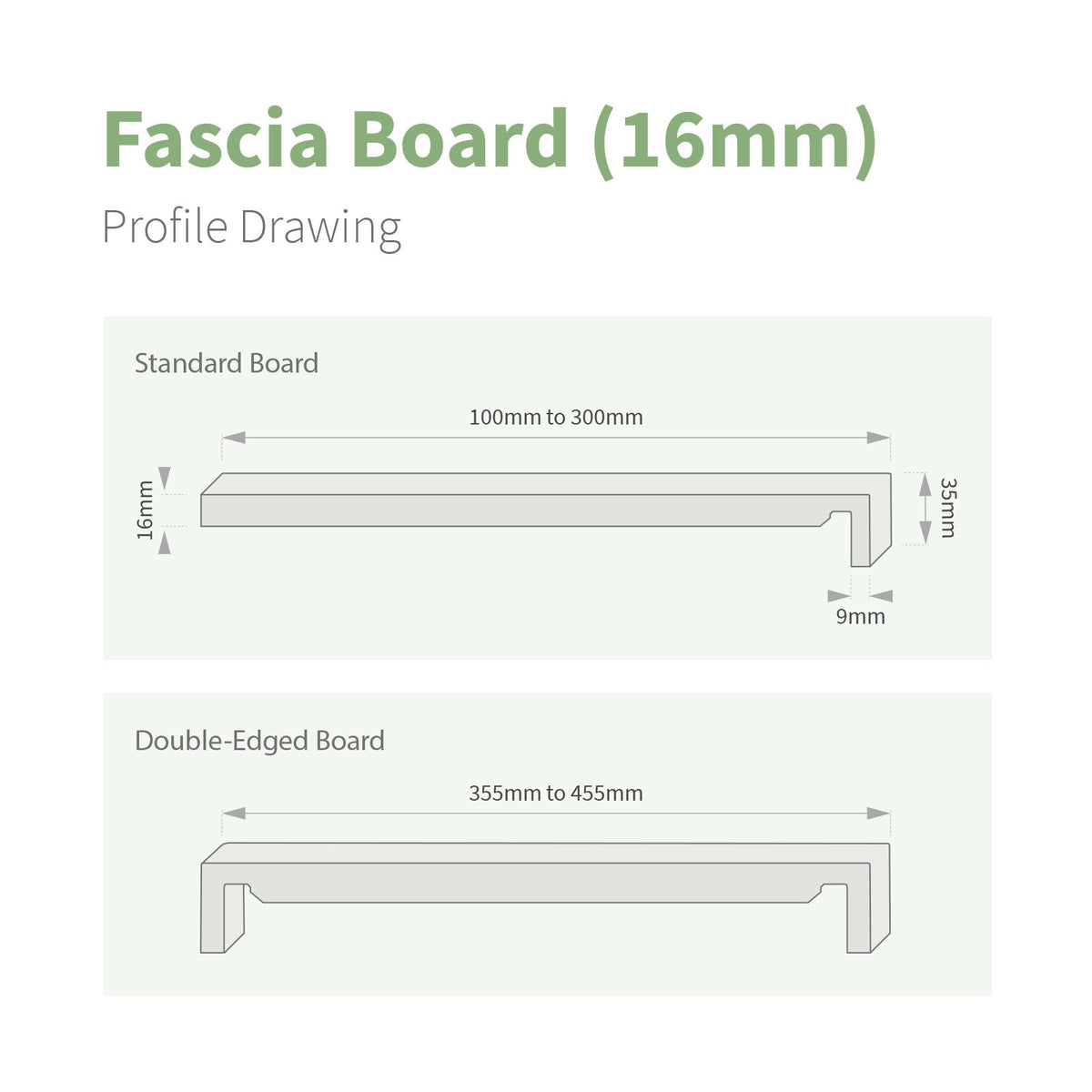 Concord 16mm Fascia Board (5m)