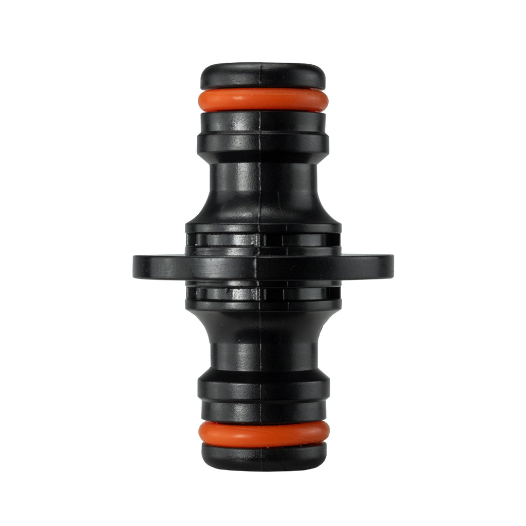 Two Way Connector Male Snap-On Joiner, Orange/Black, Bradas