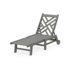 Chippendale Chaise with Wheels