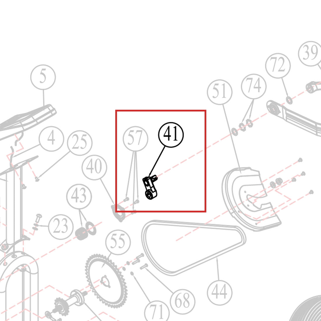 Xebex AB-1 and ABMG-3 Air Bike Parts